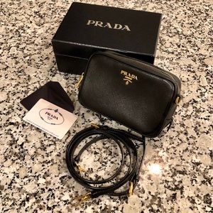 Authentic PRADA Saffiano Camera Bag